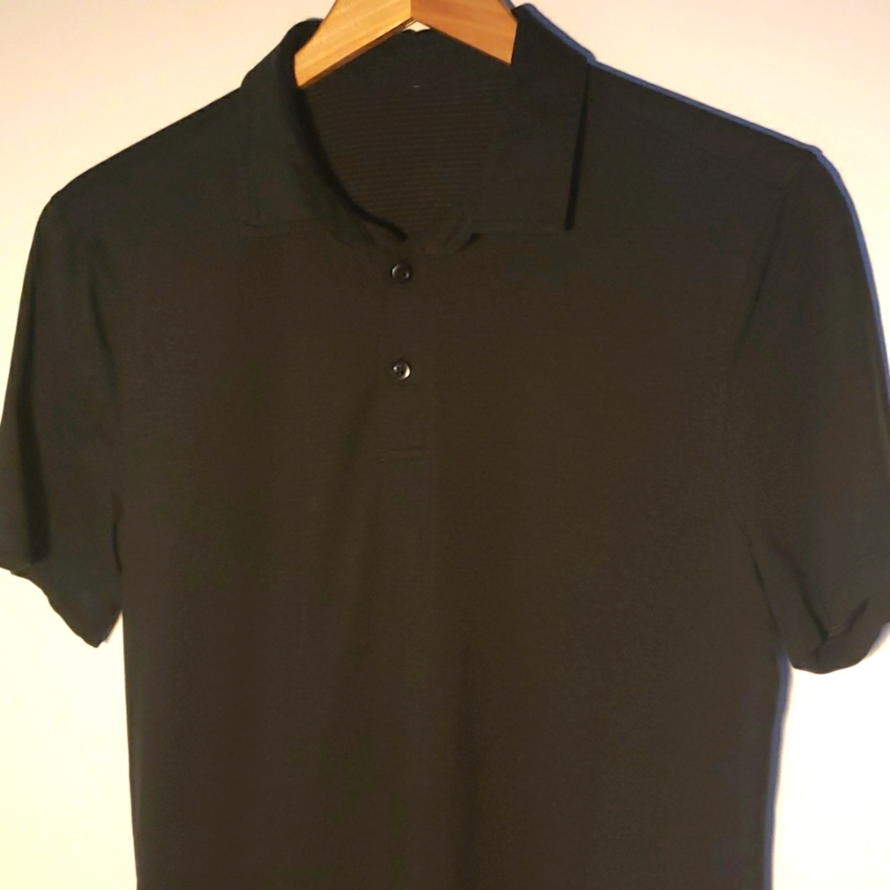 lululemon athletica Black Men's Polo Shirt
